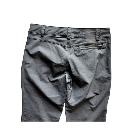 Athleta Women's  Gray Trekkie Hiking Wide Leg Pants Zip Pockets Mid-Rise Size 8 - Picture 8 of 13